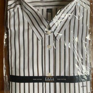 Paul Rodon Men's Dress Shirt 17 Neck 34/35 Sleeve